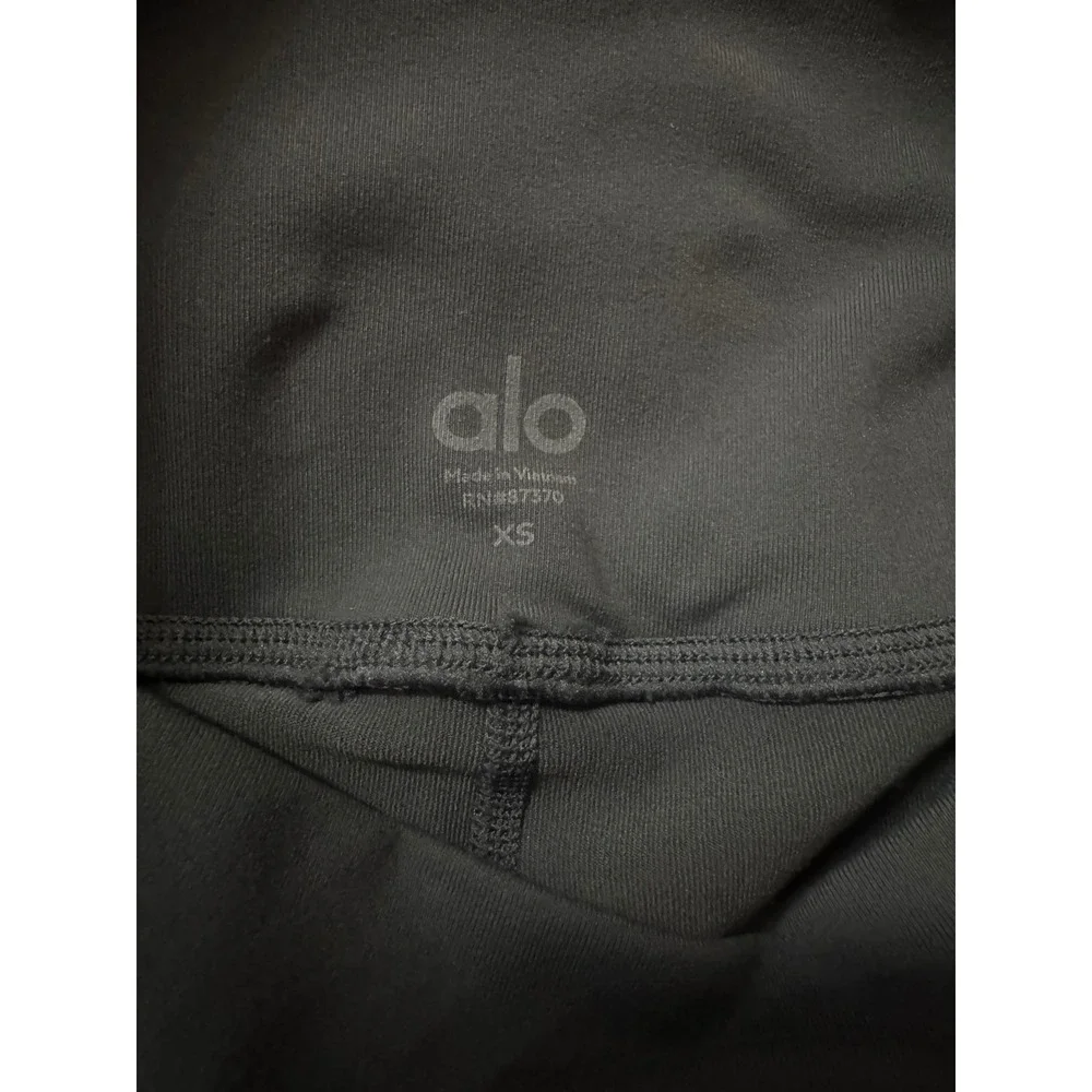 Alo Yoga High-Waist Moto‎ Leggings Dark Grey XS